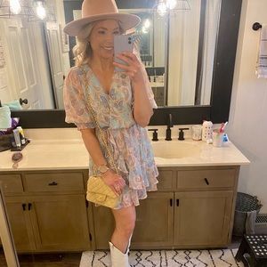 Spring dress paisley